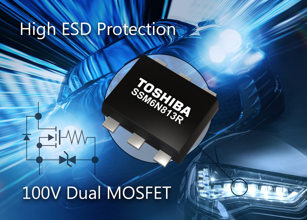 Toshiba lance un MOSFET miniature doté d’une excellente protection ESD.